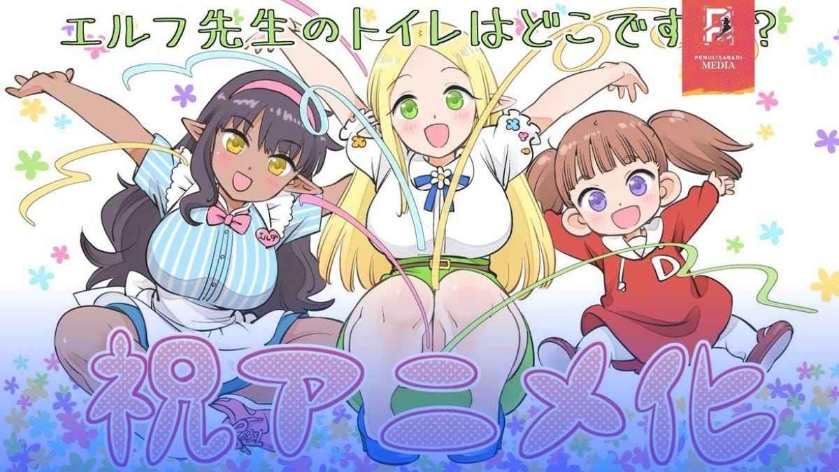 Manga Where is the Elf Teacher's Toilet? Resmi Dapat Adaptasi Anime